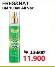 Promo Harga Fres & Natural Fragrance Mist BT21 All Variants 100 ml - Alfamart