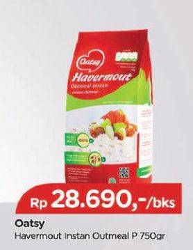 Promo Harga OATSY Havermout Instant Oatmeal 750 gr - TIP TOP