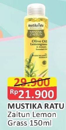 Promo Harga MUSTIKA RATU Olive Oil Lemon Grass 150 ml - Alfamart
