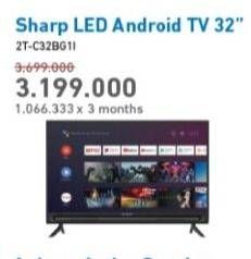 Promo Harga SHARP 2T-C32BD1i-TG | LED TV Tower Speaker  - Electronic City