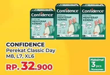 Confidence Adult Classic Night Ekstra Serap & Kering