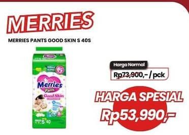 Promo Harga Merries Pants Good Skin S40 40 pcs - Carrefour