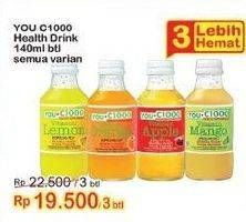 Promo Harga You C1000 Health Drink Vitamin All Variants 140 ml - Indomaret