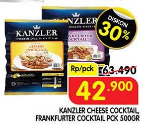 Promo Harga Kanzler Frankfurter/Cocktail  - Superindo