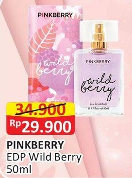 Promo Harga PINKBERRY Eau De Parfum Wild Berry 50 ml - Alfamart