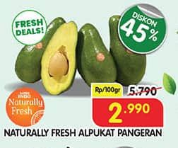 Promo Harga Alpukat Pangeran per 100 gr - Superindo