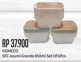Promo Harga HOMECO Sealware Azumi 6 pcs - Hypermart