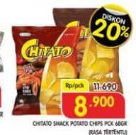 Promo Harga Chitato Snack Potato Chips 68 gr - Superindo