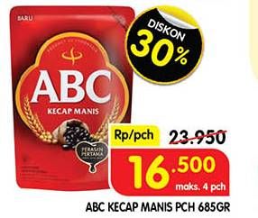 Promo Harga ABC Kecap Manis 700 ml - Superindo