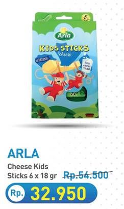 Promo Harga Arla Kids Sticks per 6 sachet 18 gr - Hypermart
