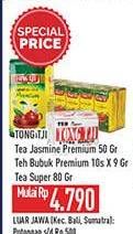 TONG TJI Teh Jasmine Premium 50gr / Teh Bubuk Premium 10x9gr / Super 80gr