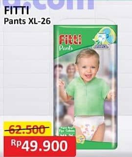 Promo Harga Fitti Pants XL26 26 pcs - Alfamart