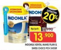Promo Harga Indomilk Susu Kental Manis Plain, Cokelat 545 gr - Superindo