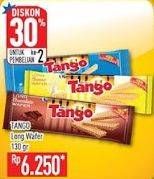 Promo Harga TANGO Long Wafer 130 gr - Hypermart