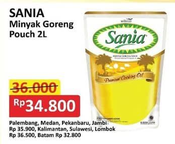 Promo Harga Sania Minyak Goreng 2000 ml - Alfamart