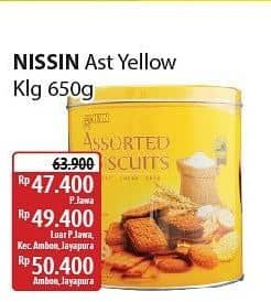 Promo Harga Nissin Assorted Biscuits 650 gr - Alfamidi