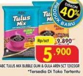 Promo Harga ABC Tulus Mix Bubble Gum, Gula Aren per 12 pcs 23 gr - Superindo