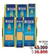 Promo Harga DE CECCO Pasta 500 gr - LotteMart