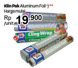 Promo Harga KLINPAK Aluminium Foil  - Carrefour