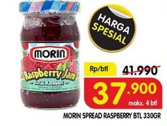 Promo Harga MORIN Jam Raspberry 330 gr - Superindo