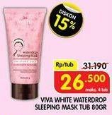 Promo Harga VIVA Waterdrop Sleeping Mask 80 gr - Superindo