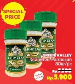 Promo Harga GREEN VALLEY Parmesan Cheese 80 gr - LotteMart