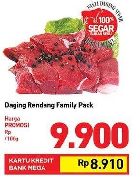 Promo Harga Daging Rendang Sapi per 100 gr - Carrefour