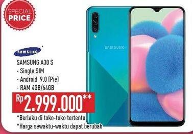 Promo Harga SAMSUNG Galaxy A30s  - Hypermart