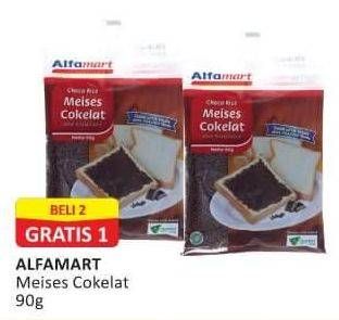 Promo Harga ALFAMART Meises Cokelat 90 gr - Alfamart