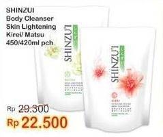 Promo Harga SHINZUI Body Cleanser Kirei, Matsu 420 ml - Indomaret