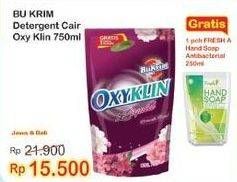 Promo Harga BUKRIM Oxy Klin Liquid Romantic Floral 750 ml - Indomaret