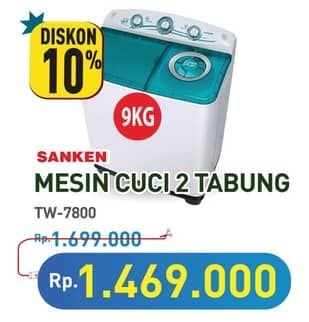 Promo Harga Sanken TW-7800  - Hypermart