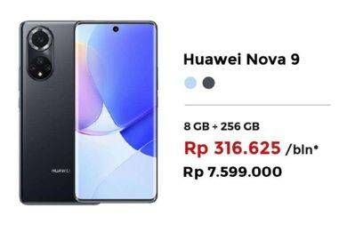 Promo Harga HUAWEI Nova 9 Smartphone 8 GB + 256 GB  - Erafone