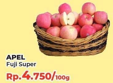 Promo Harga Apel Fuji Super per 100 gr - Yogya