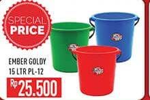 Promo Harga Ember Goldy PL 12 15 ltr - Hypermart