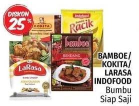 Promo Harga BAMBOE/KOKITA/LARASA/INDOFOOD Bumbu Instan  - LotteMart