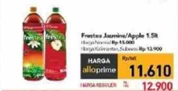 Promo Harga Frestea Minuman Teh Original, Apple 1500 ml - Carrefour