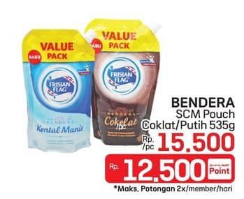 Promo Harga Frisian Flag Susu Kental Manis Cokelat, Putih 535 gr - LotteMart