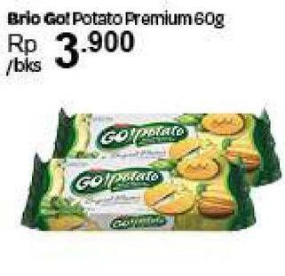 Promo Harga SIANTAR TOP GO Potato Biskuit Kentang Premium 60 gr - Carrefour