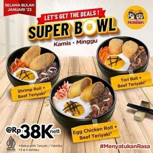 Promo Harga Hokben Super Bowl  - HokBen