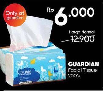 Promo Harga GUARDIAN Facial Tissue 200 pcs - Guardian