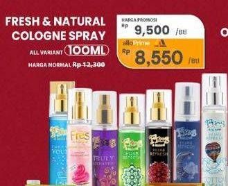 Promo Harga Fres & Natural Hijab Refresh All Variants 100 ml - Carrefour