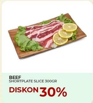 Promo Harga Beef Short Plate Slice 300 gr - Yogya