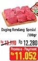 Promo Harga Daging Rendang Sapi Spesial per 100 gr - Hypermart