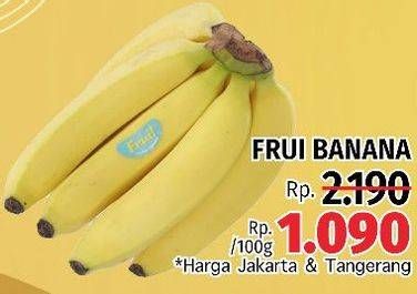 Promo Harga FRUI Mini Banana per 100 gr - LotteMart