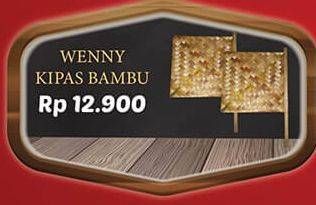 Promo Harga WENNY Kipas Bambu  - Hypermart