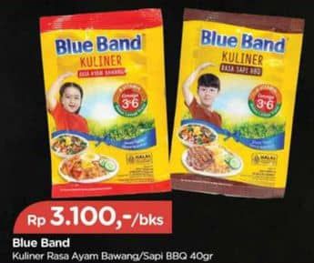 Promo Harga Blue Band Rice Mix Ayam, BBQ 45 gr - TIP TOP