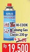 Promo Harga HICOOK Tabung Gas (Gas Cartridge) 230 gr - Hypermart
