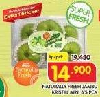 Promo Harga Naturally Fresh Jambu Kristal Mini 6 pcs - Superindo