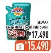 Promo Harga SEDAAP Kecap Manis Kedelai Hitam Special 550 ml - Hypermart